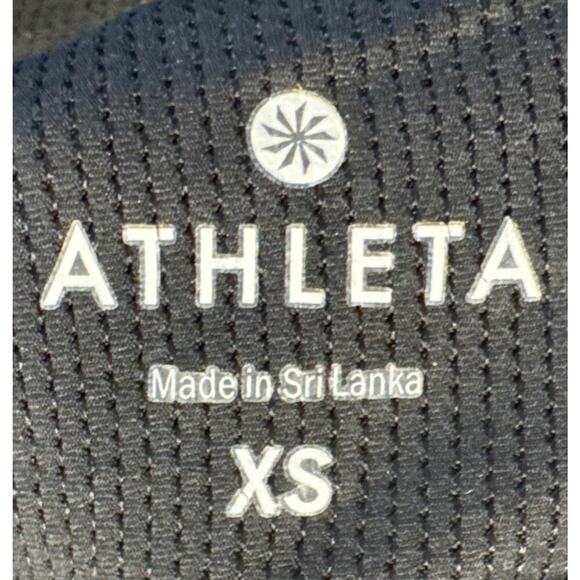 Athleta Sculptek Support Tank Top Womens Size XS Black Open Back Bra Gym Workout - Picture 7 of 7